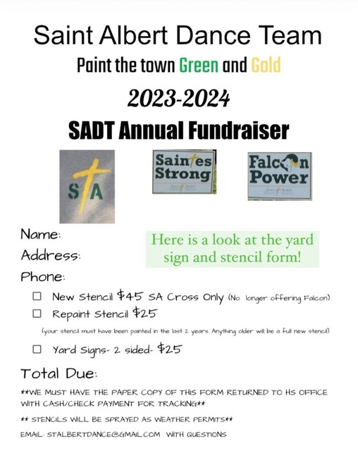 2024 Saintes Dance Driveway Painting Fundraiser